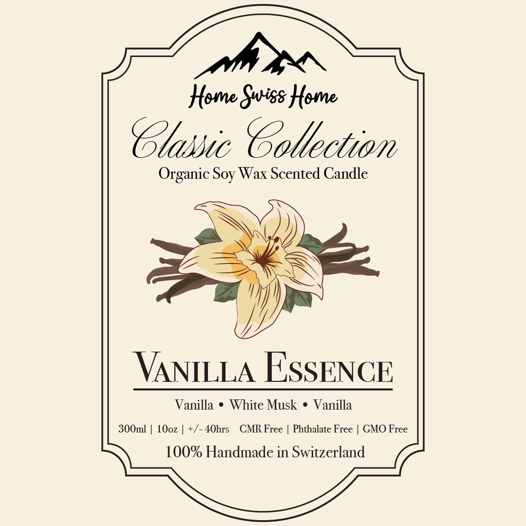 Vanilla Essence Scented Handmade Soy Candle