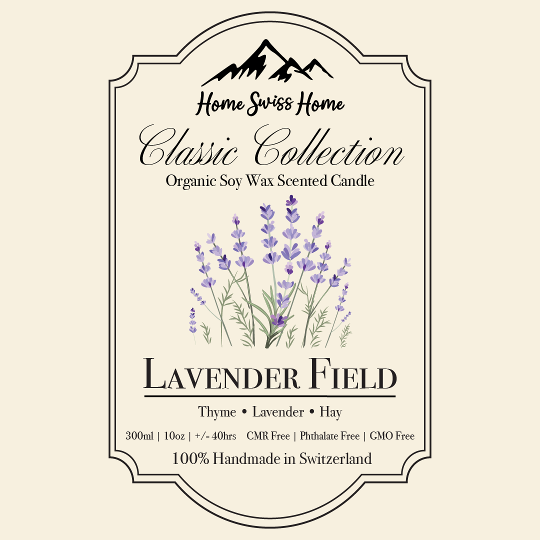 Handgefertigte Duftkerze Lavender Fields