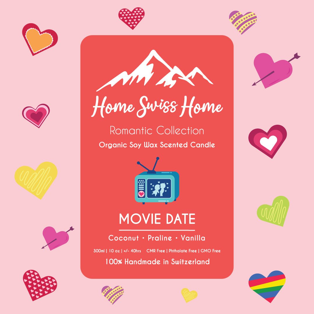 Bougie artisanale parfumée Movie Date