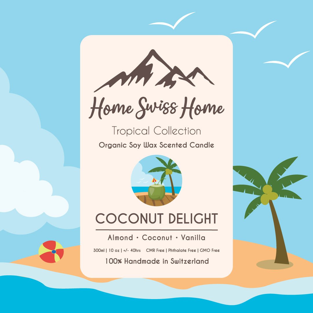 Bougie artisanale parfumée Coconut Delight
