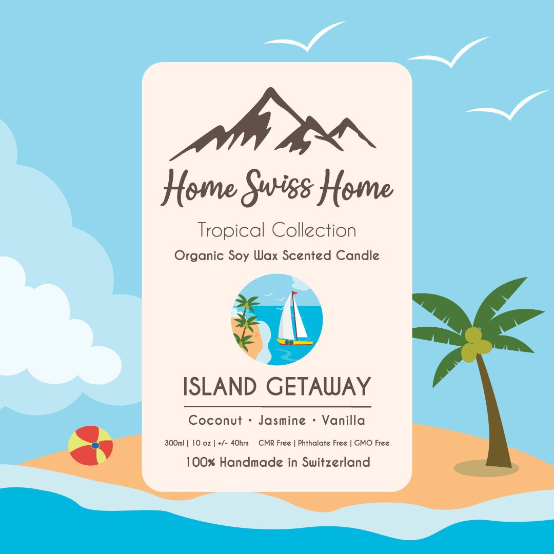 Island Getaway Scented Handmade Candle