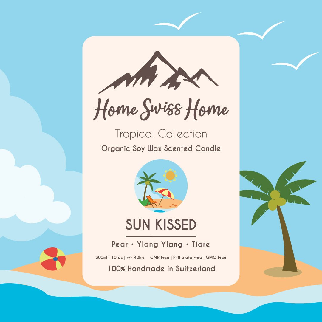 Sun Kissed Scented Handmade Candle