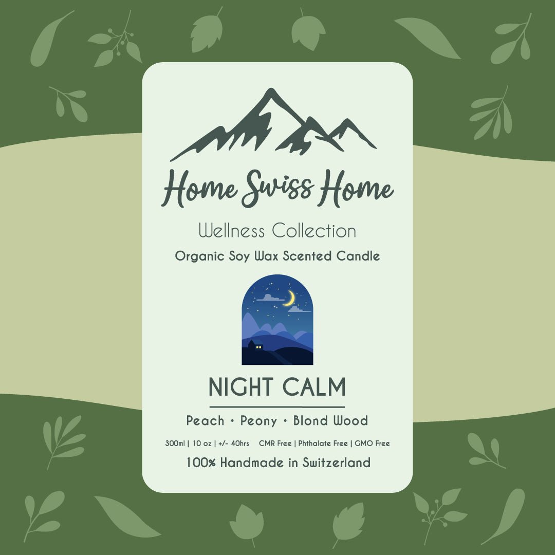 Night Calm Scented Handmade Candle