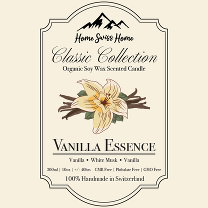 Vanilla Essence Scented Handmade Soy Candle