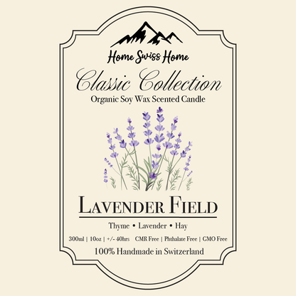 Lavender Fields Scented Handmade Soy Candle