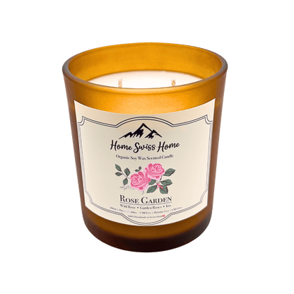 Rose Garden Scented Handmade Soy Candle