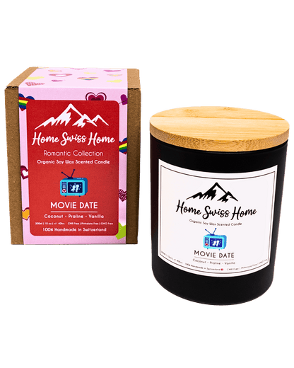Movie Date Scented Handmade Candle