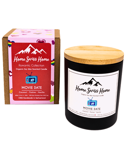 Movie Date Scented Handmade Candle
