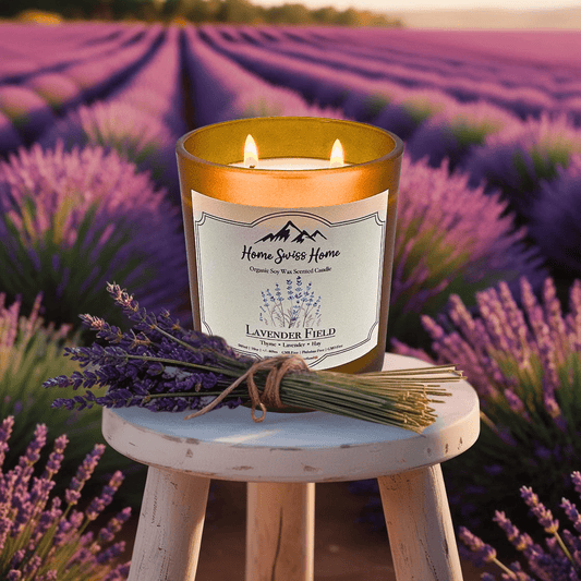 Lavender Fields Scented Handmade Candle