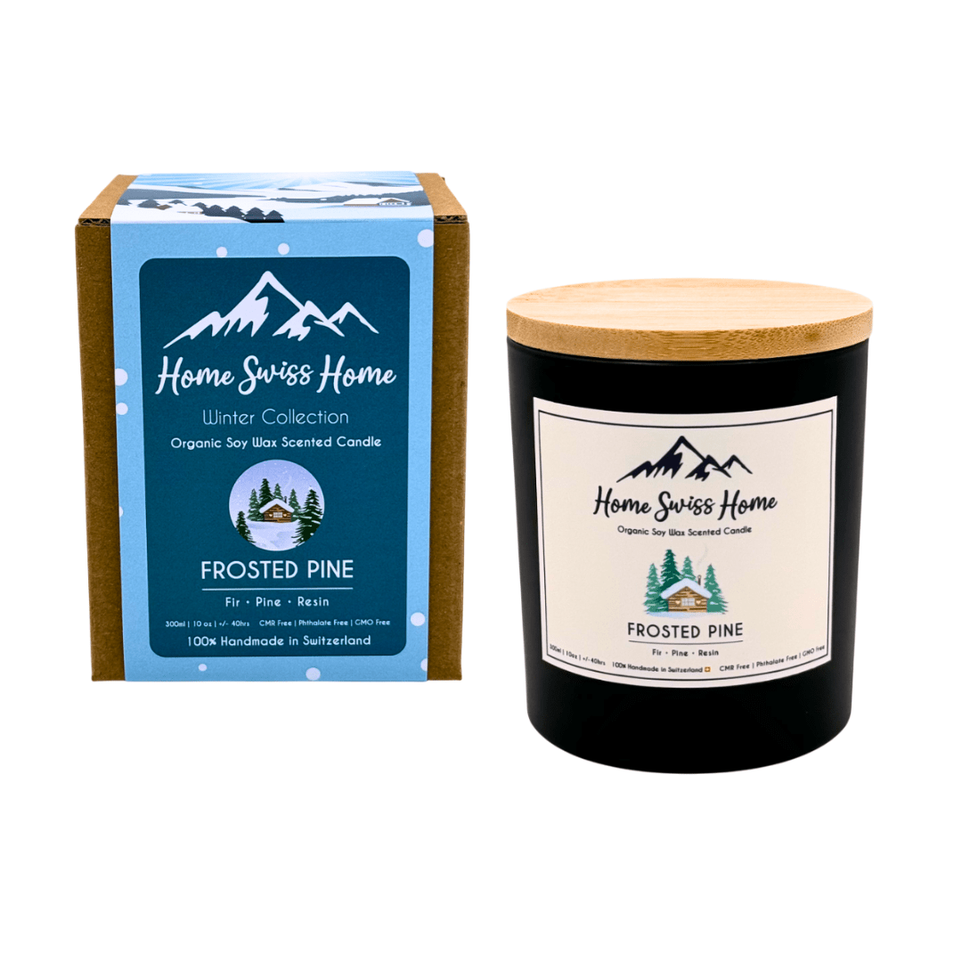 Frosted Pine Scented Handmade Candle