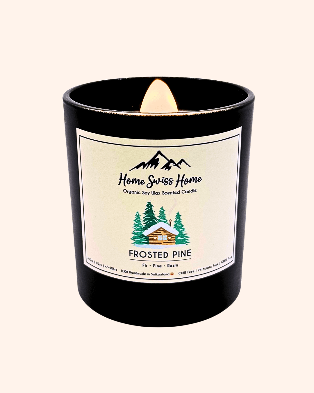 Frosted Pine Scented Handmade Candle