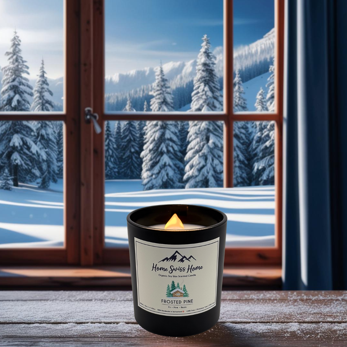 Handgemachte Kerze Frosted Pine