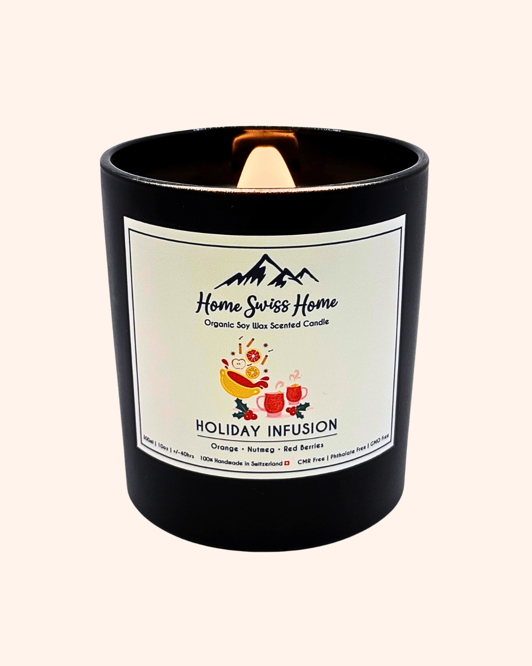 Holiday Infusion Scented Handmade Candle