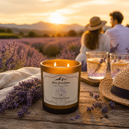 Lavender Fields Scented Handmade Candle
