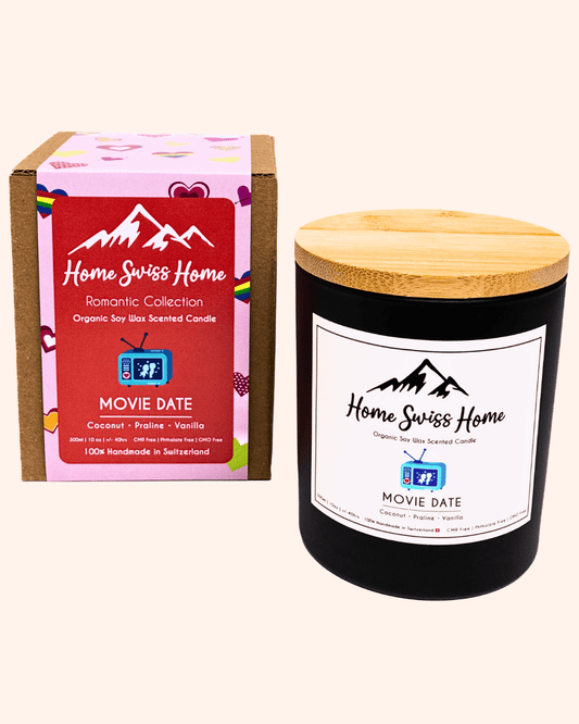 Movie Date Scented Handmade Candle