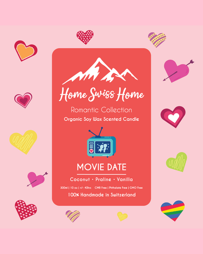 Bougie artisanale parfumée Movie Date