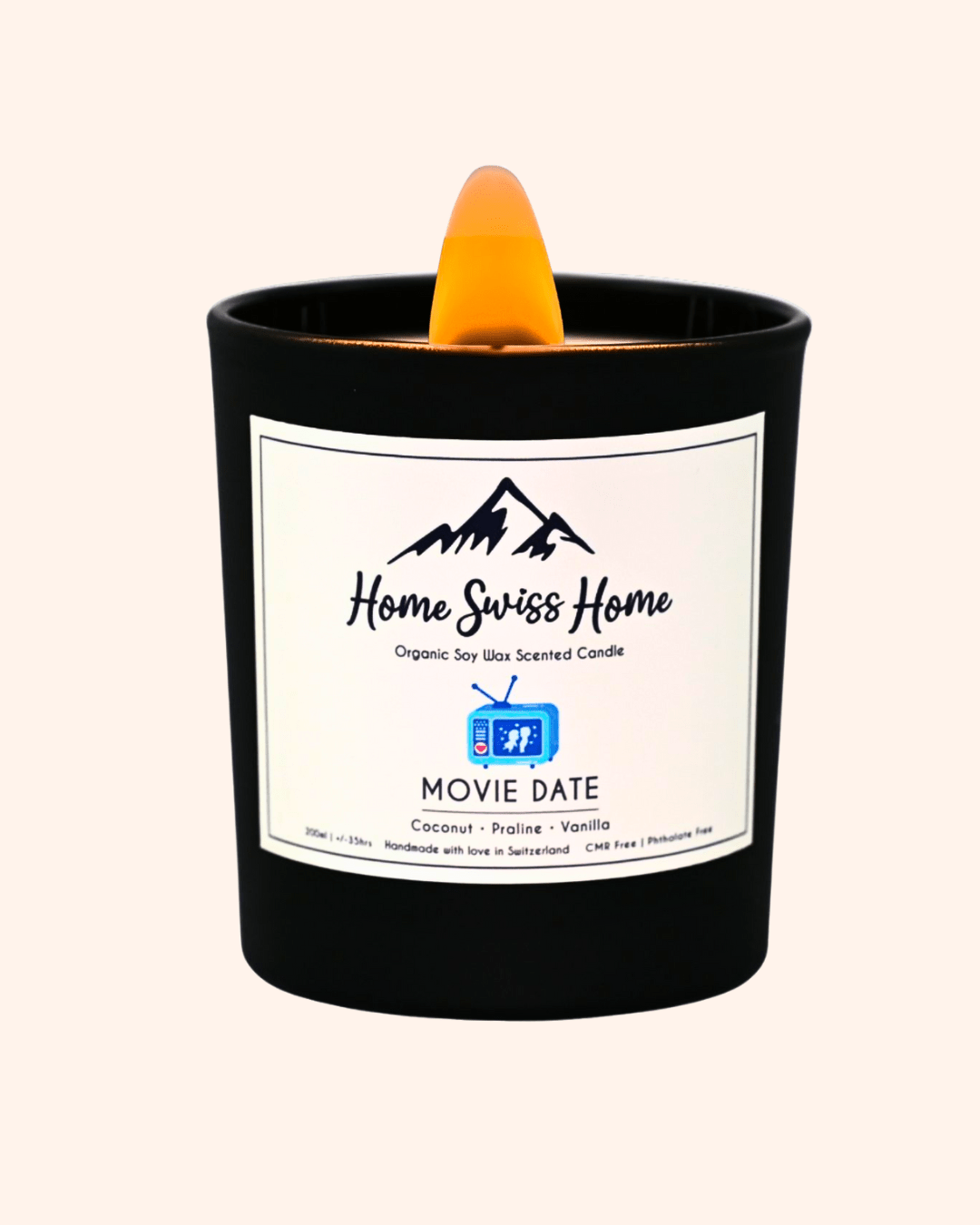 Bougie artisanale parfumée Movie Date