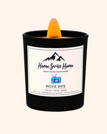 Bougie artisanale parfumée Movie Date