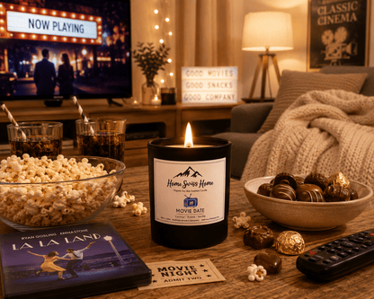 Movie Date Scented Handmade Candle