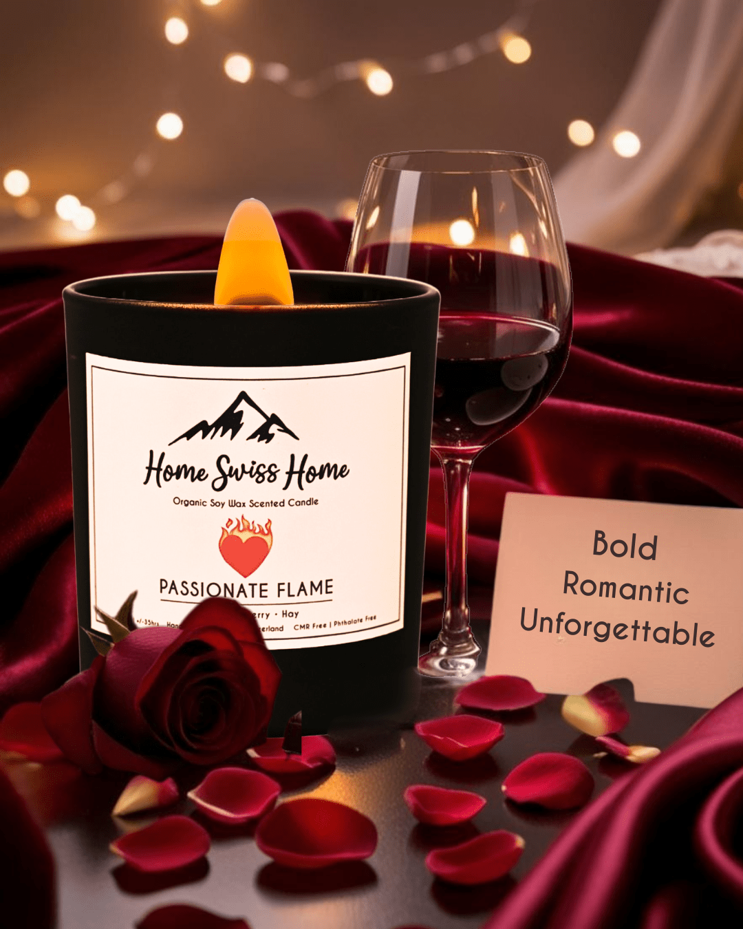 Passionate Flame Scented Handmade Candle