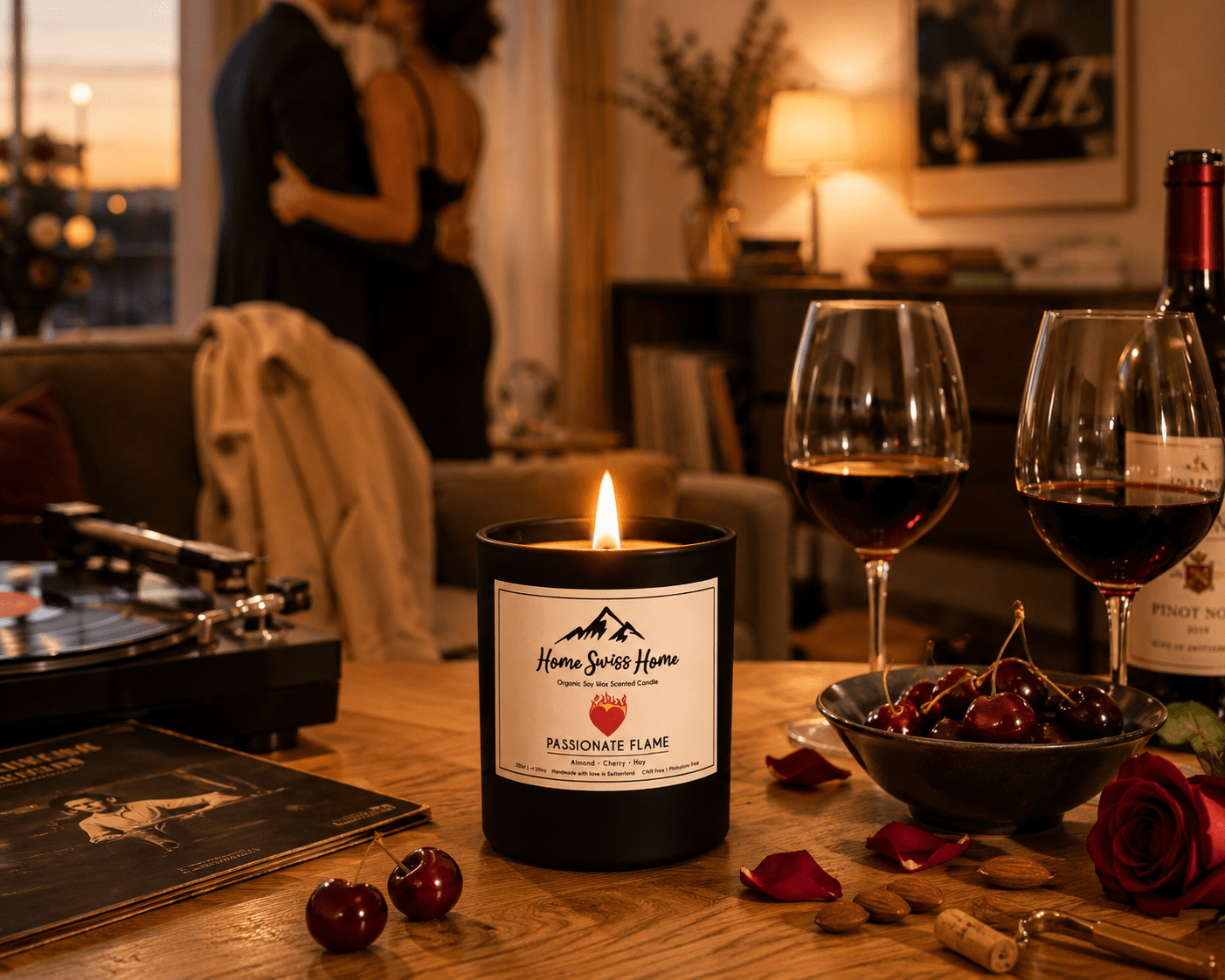 Passionate Flame Scented Handmade Candle