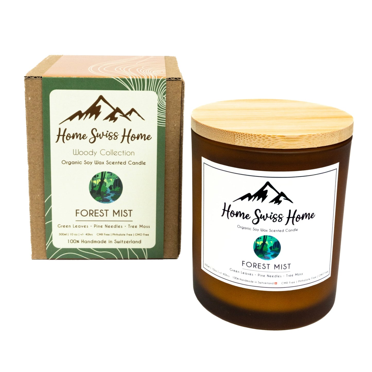 Forest Mist Scented Handmade Soy Candle