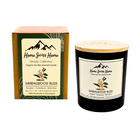 Sandalwood Bliss Scented Handmade Candle