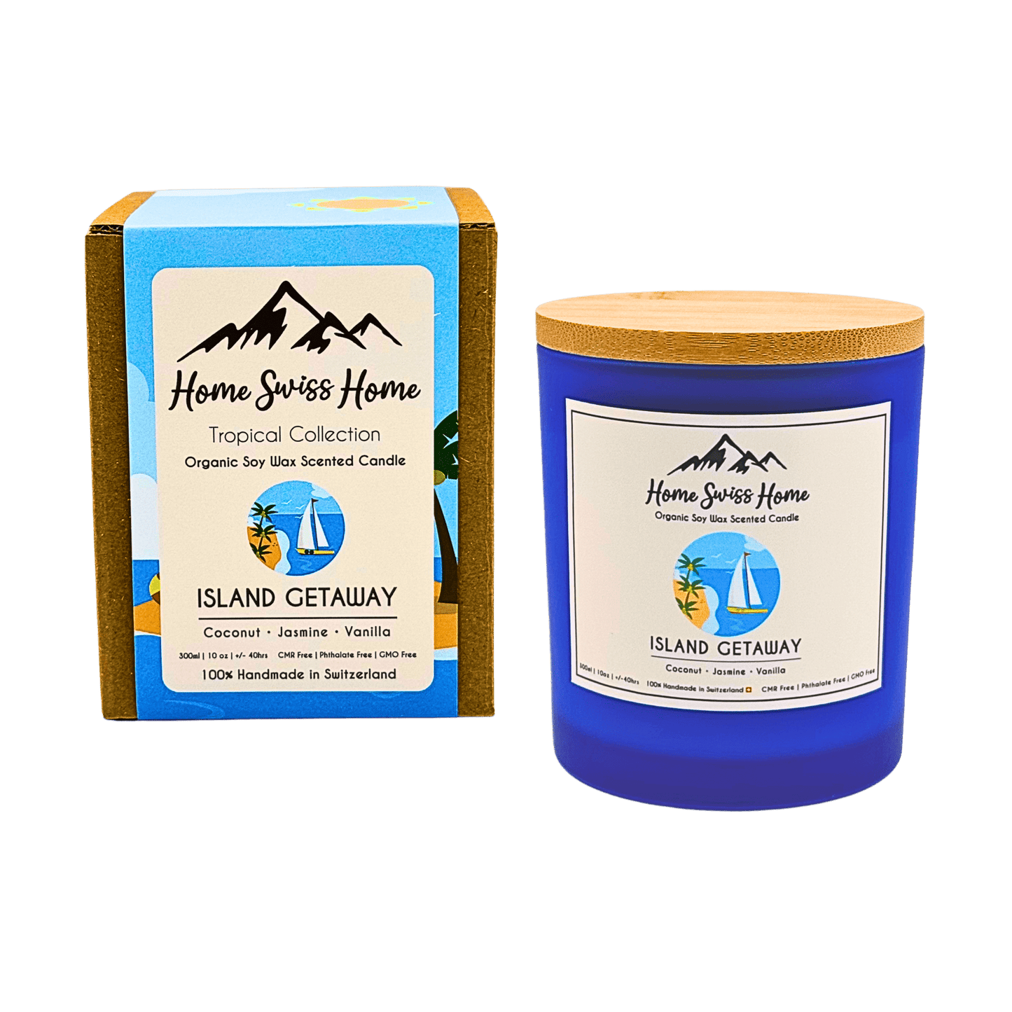 Island Getaway Scented Handmade Candle