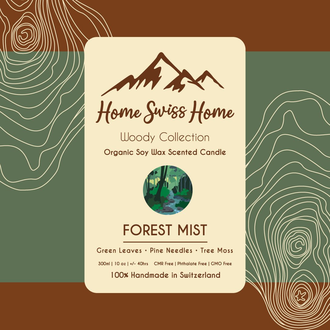 Forest Mist Scented Handmade Soy Candle