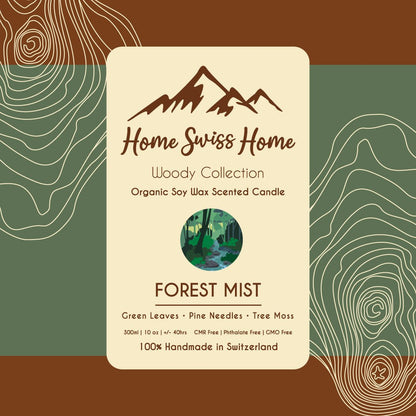 Forest Mist Scented Handmade Soy Candle