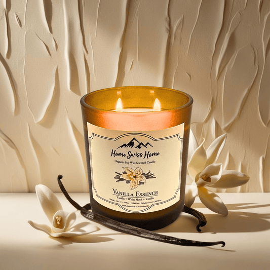 Vanilla Essence Scented Handmade Candle